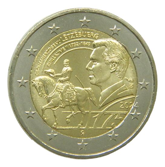 2024 - LUXEMBURGO - 2 EURO - GRAN DUQUE GUILLERMO II