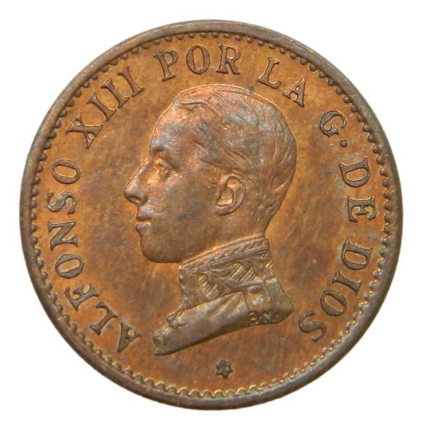 1912 - ALFONSO XIII - 1 CENTIMO - PCV - SC