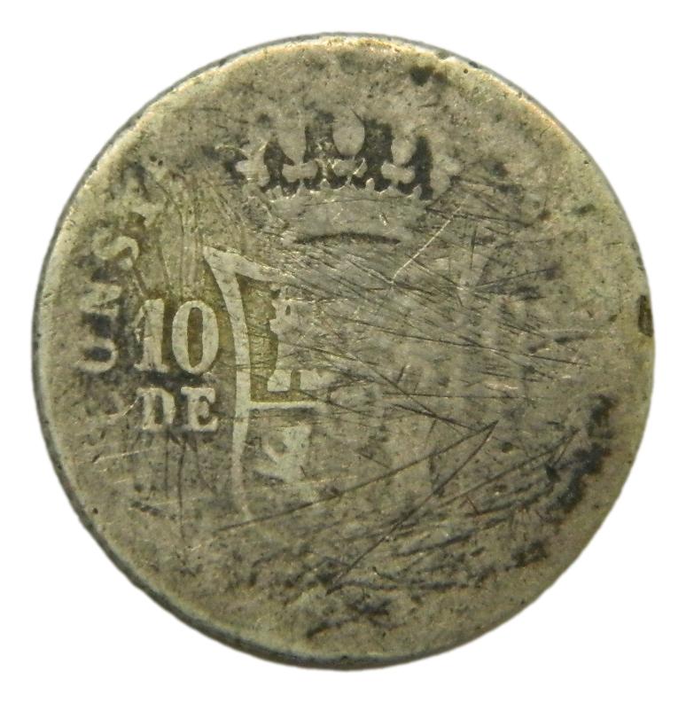 1880 - ALFONSO XII - 10 CENTAVOS DE PESO - MANILA