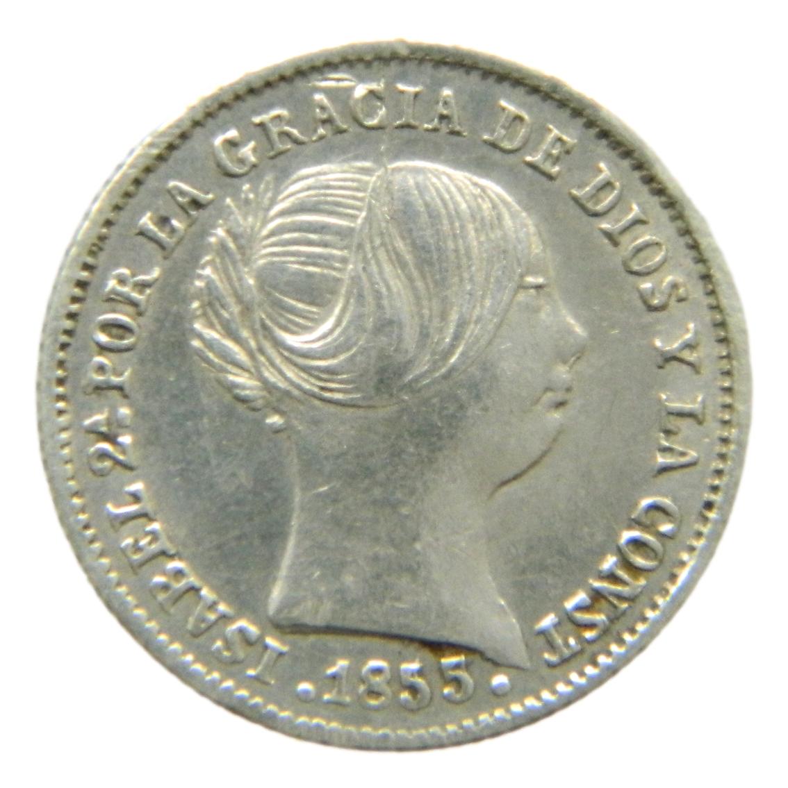 1855 - ISABEL II - 1 REAL - SEVILLA - MBC