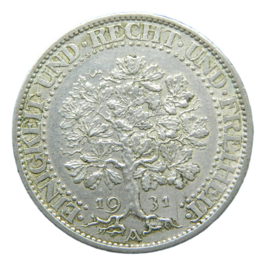 1931 A - ALEMANIA - 5 REICHSMARK - WEIMAR REPUBLIC - S10/393