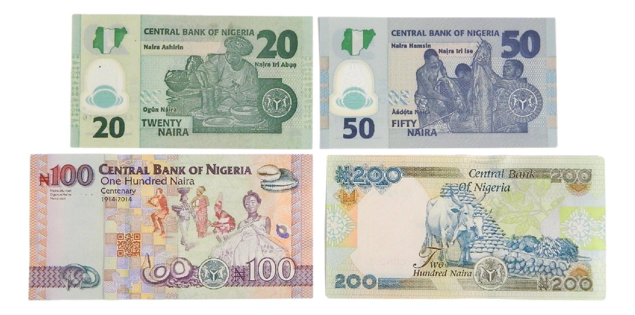 2014- 2018 - NIGERIA - SERIE 4 BILLETES - NAIRAS