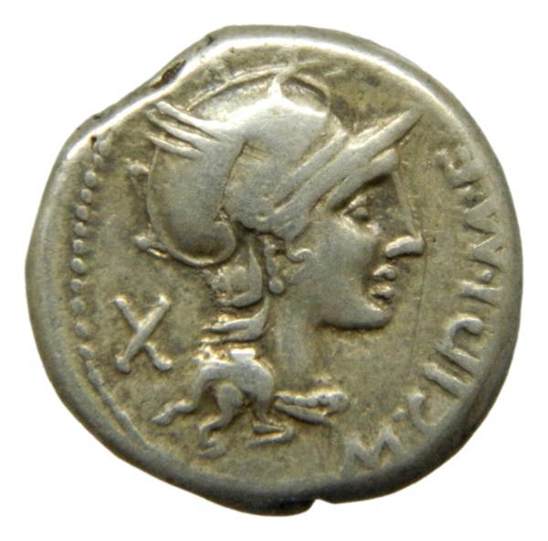 DENARIO REPUBLICANO - CIPIA - 115-114 aC
