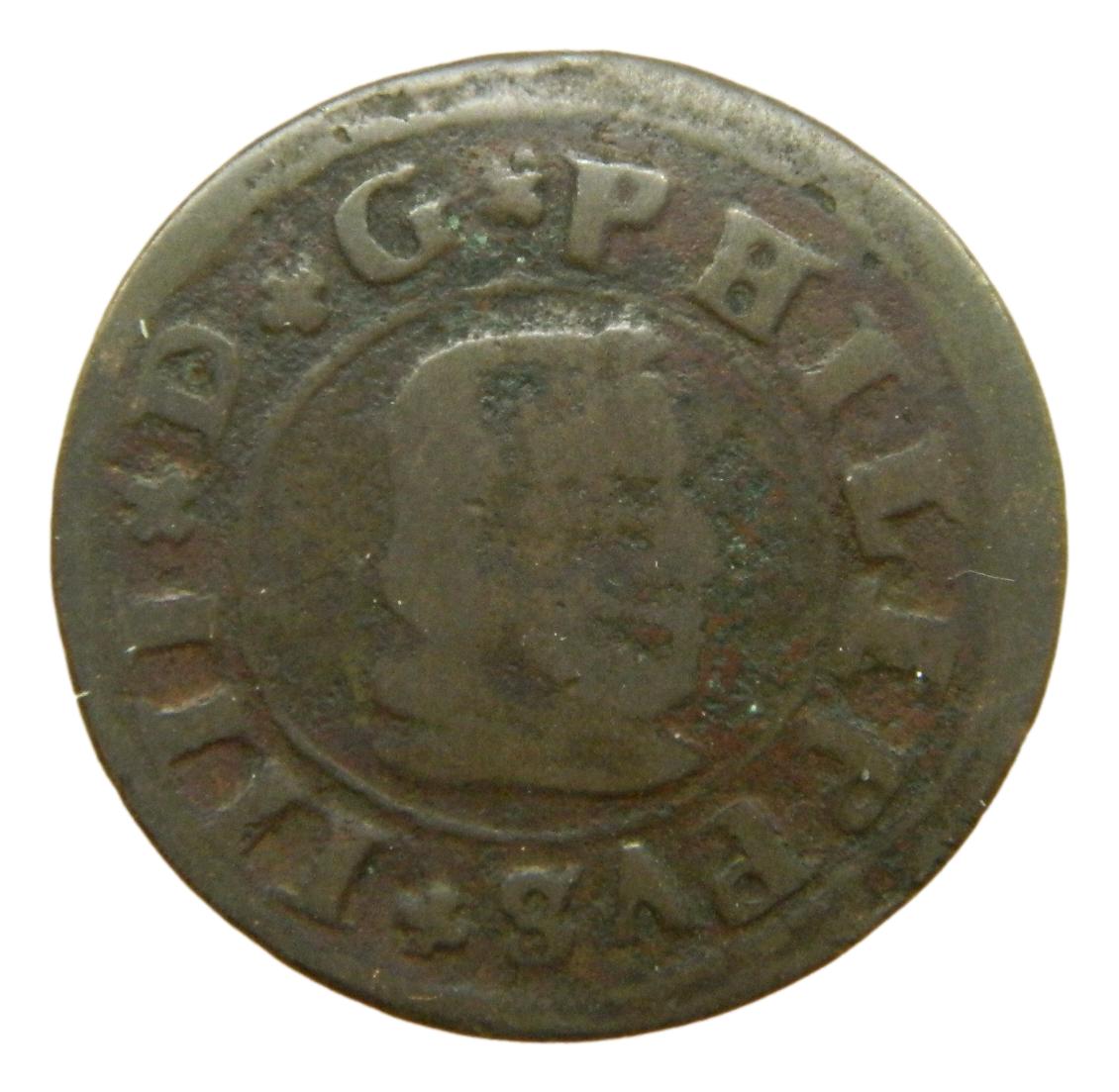1664 - FELIPE IV - 16 MARAVEDIS - SEGOVIA - BC