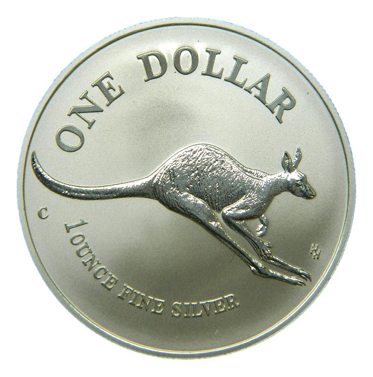 1994 - AUSTRALIA - 1 ONZA PLATA - DOLLAR - CANGURO
