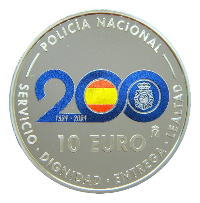 2024 - ESPAÑA - 10 EURO - POLICIA NACIONAL