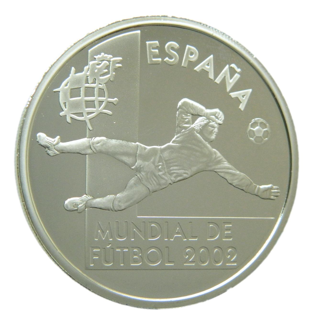 2002 - ESPAÑA - 10 EURO - MUNDIAL DE FUTBOL - GUANTE