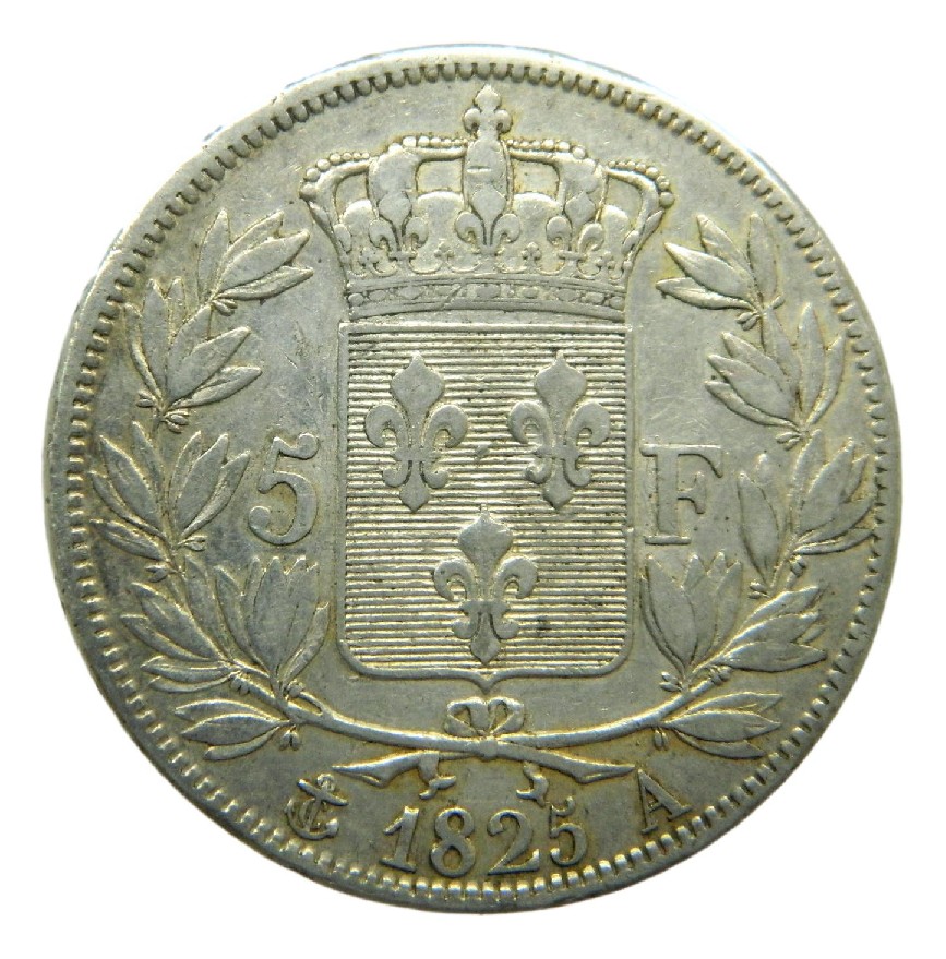 1825 A - FRANCIA - 5 FRANCS - PARIS - MBC