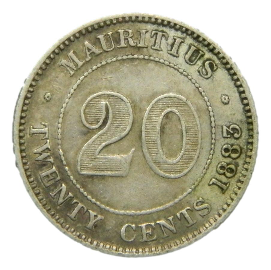 1883 - MAURICIO - 20 CENTS - VICTORIA - MBC