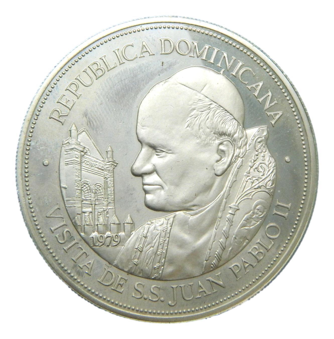 1979 - REPUBLICA DOMINICANA - 25 PESOS - JUAN PABLO II