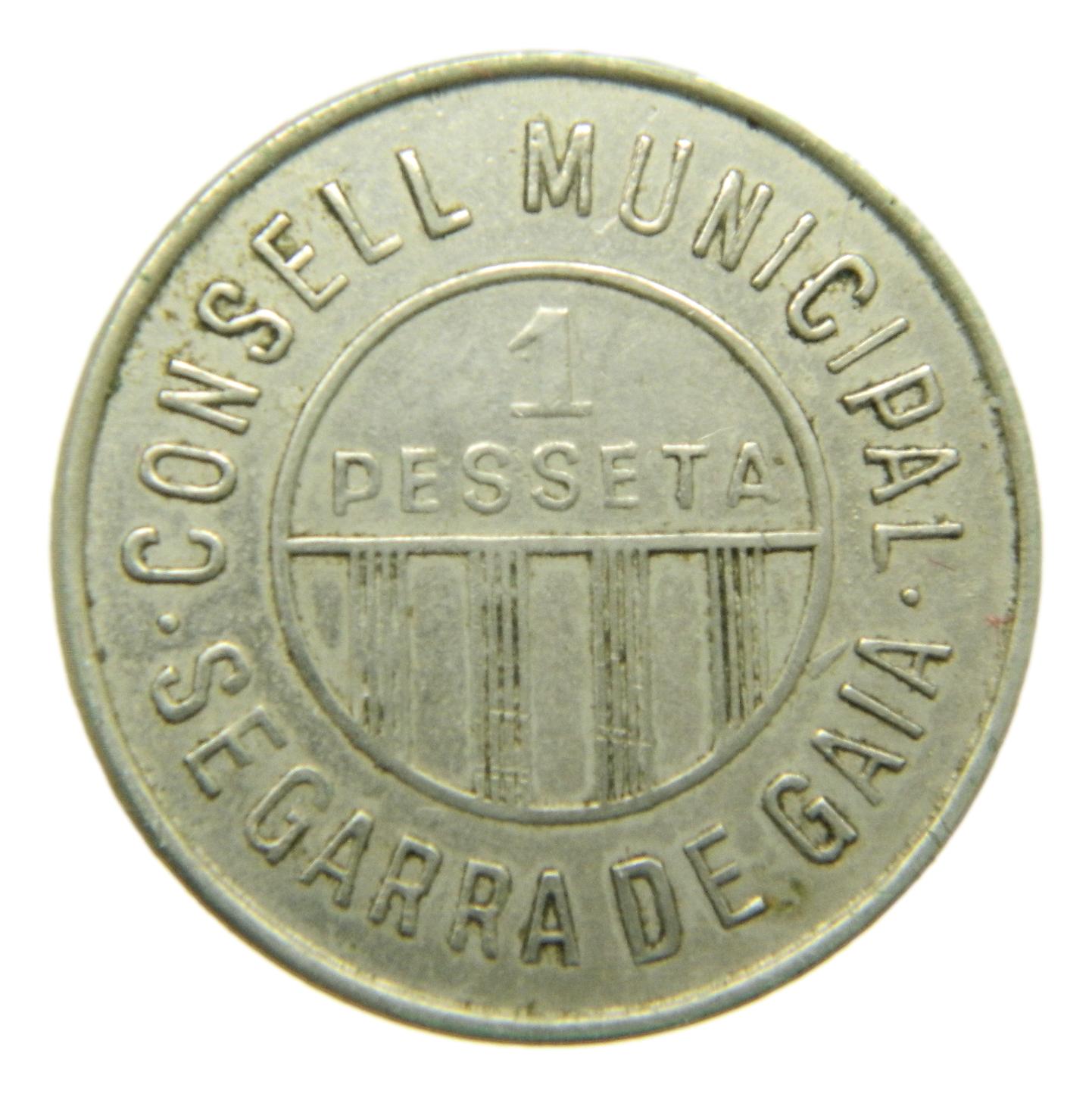 SEGARRA DE GAIA - 1 PESETA - MBC