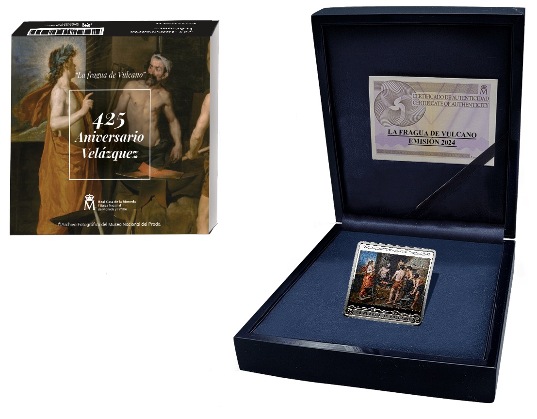 2024 - ESPAÑA - 10 EURO - VELAZQUEZ - LA FRAGUA DE VULCANO