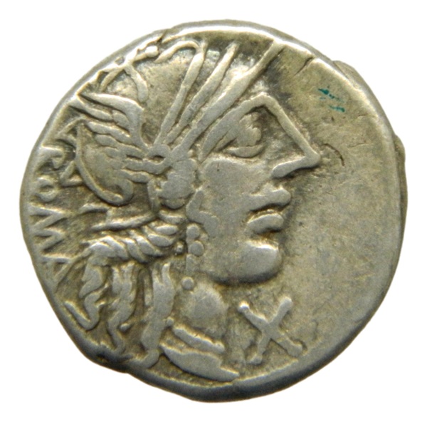 DENARIO REPUBLICANO - FANNIA - 123 aC