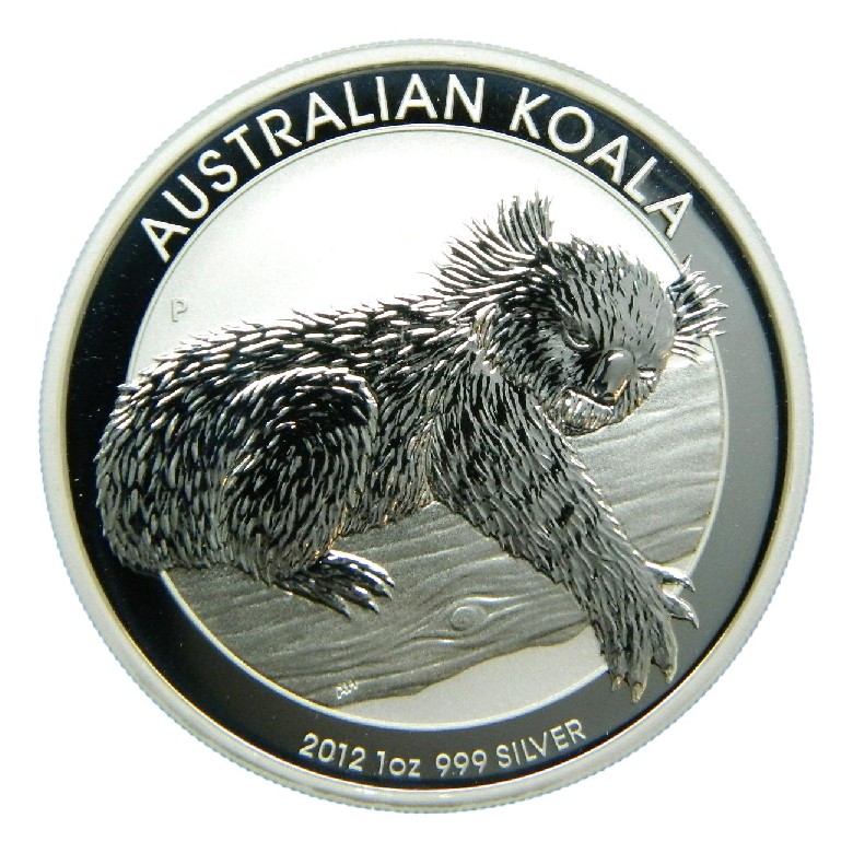 2012 - AUSTRALIA - KOALA - 1 ONZA PLATA FINA