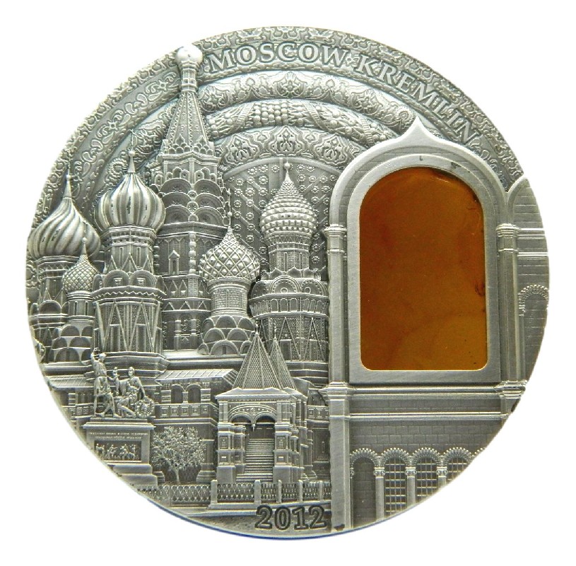 2012 - REPUBLIC OF PALAU - 10 DOLARES - MOSCOW KREMLIN - AMBAR