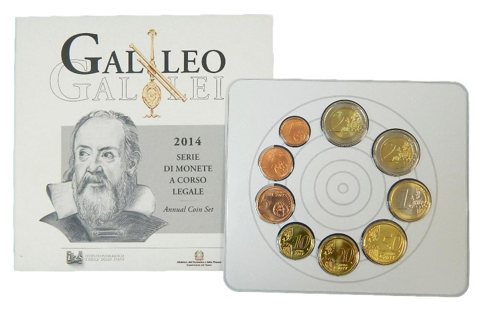 2014 - ITALIA - CARTERA EUROS - GALILEO GALILEI
