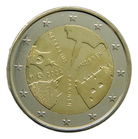 2024 - FINLANDIA - 2 EURO - ARQUITECTURA FINLANDESA 