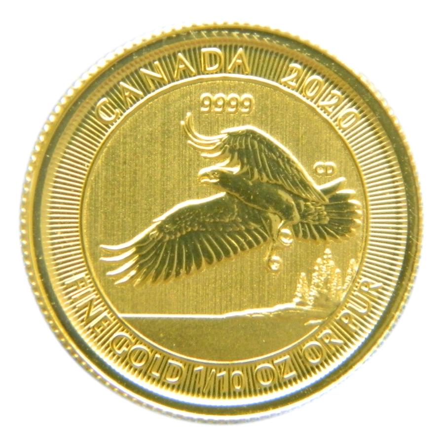 2020 - CANADA - 1/10 OZ ORO - 5 DOLLARS - AGUILA - BALD EAGLE