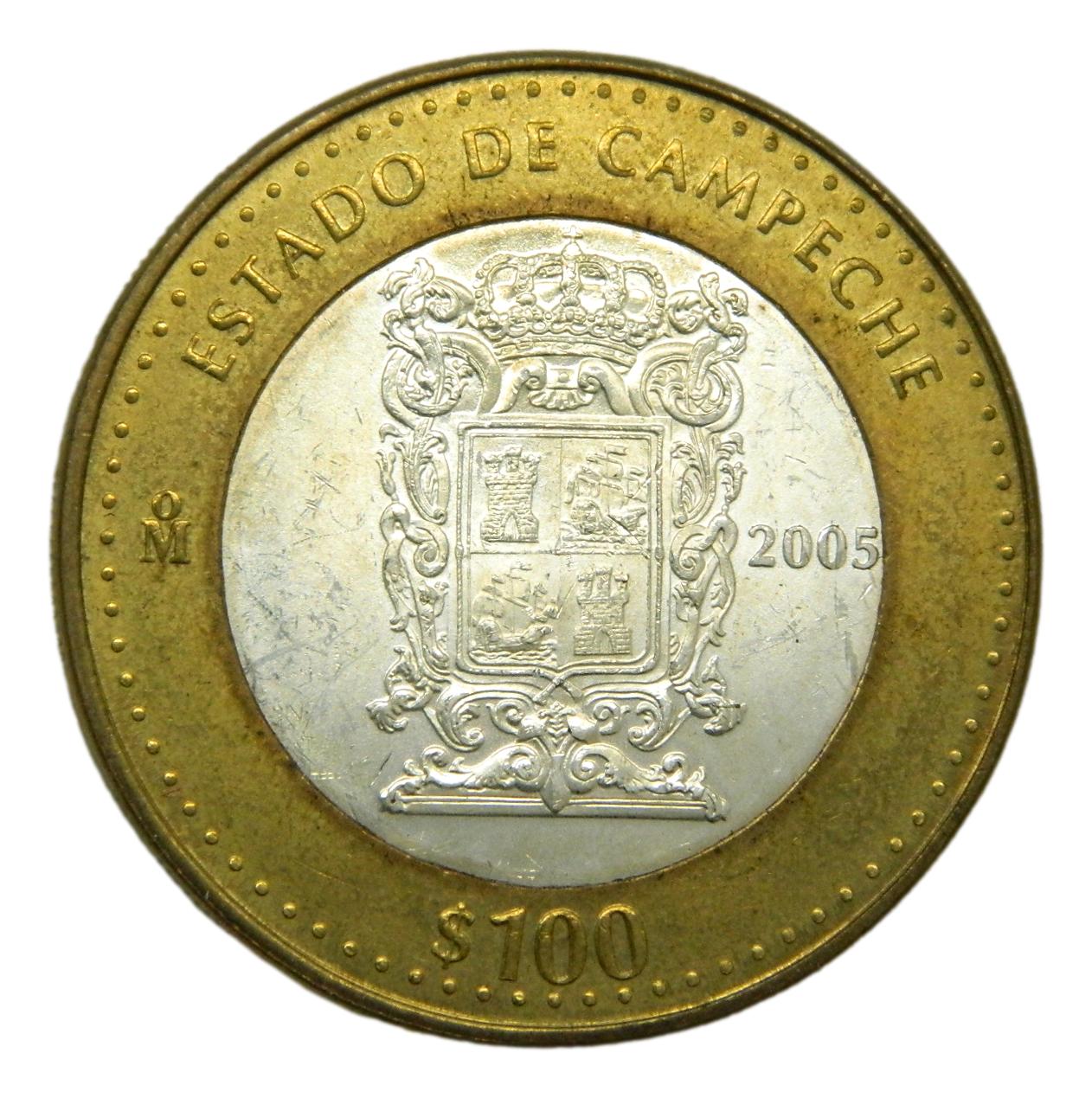 2005 - MEXICO - 100 PESOS - CAMPECHE