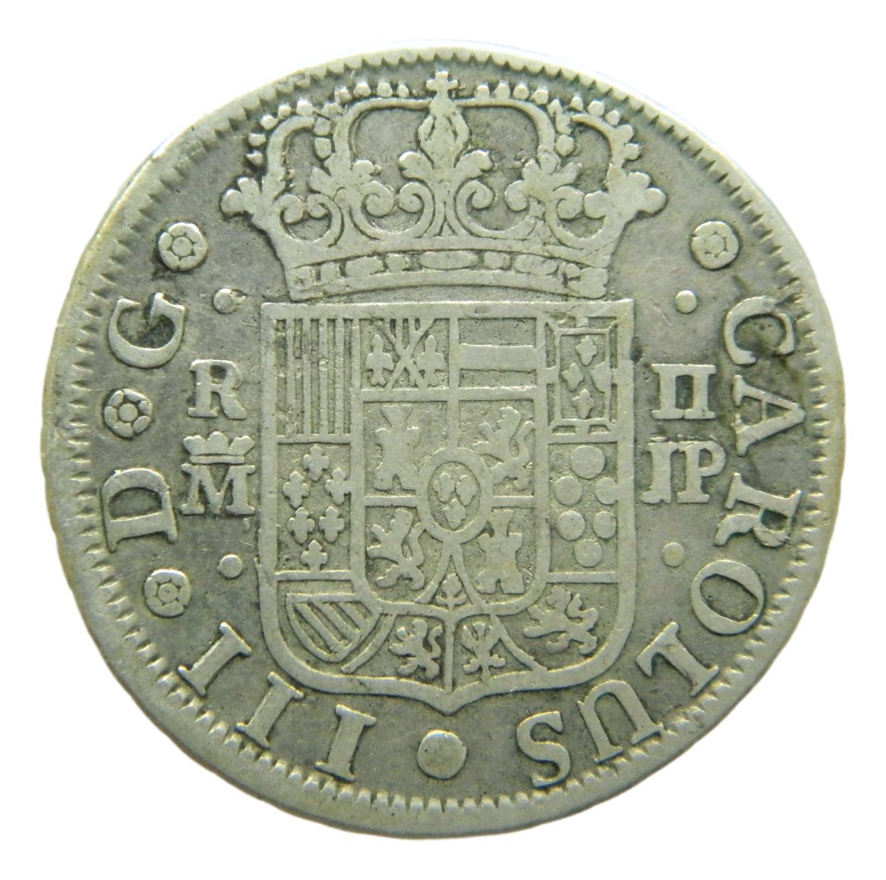 1763 JP - CARLOS III - 2 REALES - MADRID - MBC