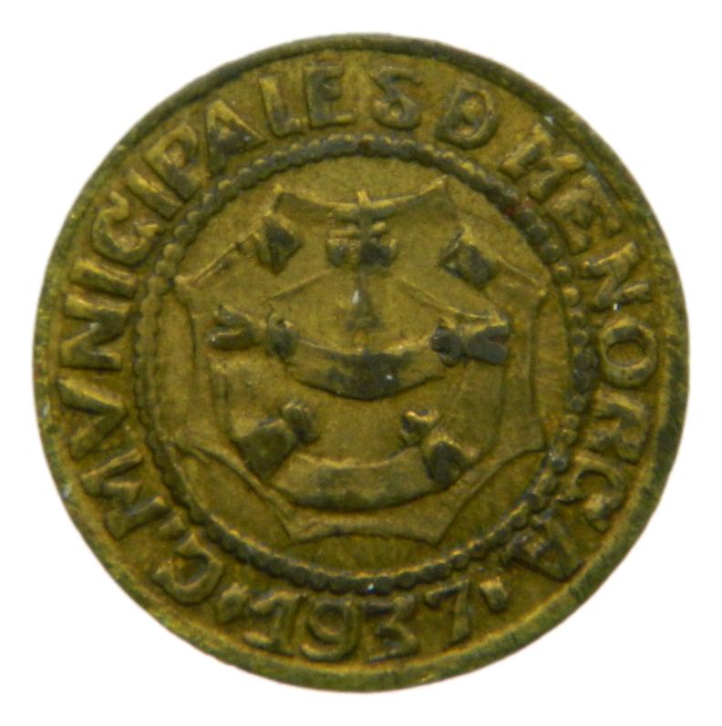 1937 - MENORCA - 5 CENTIMOS - MBC