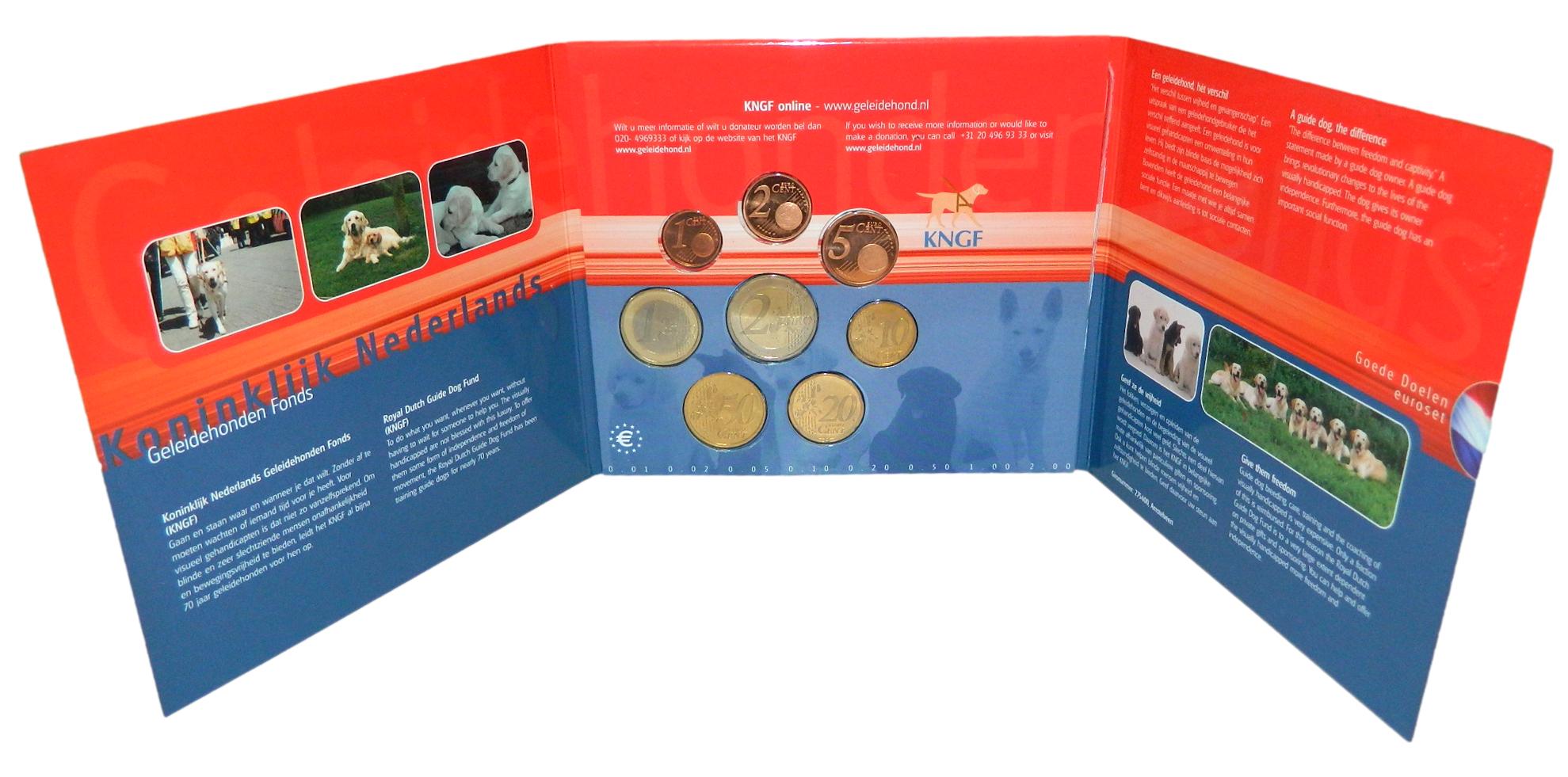2002 - HOLANDA - CARTERA EUROS - 8 MONEDAS