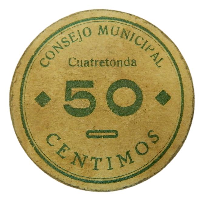 CUATRETONDA - BILLETE - 50 CENTIMOS - AGB 577 B - EBC