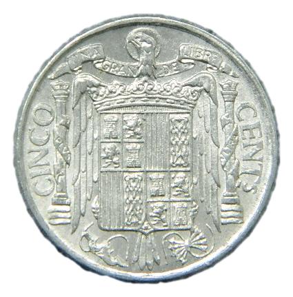 1941 - 5 CENTIMOS - FRANCO - SC