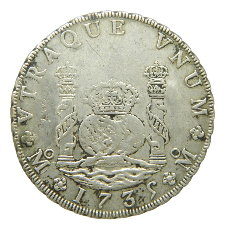 1735 MF - FELIPE V - 8 REALES - MEXICO - MBC