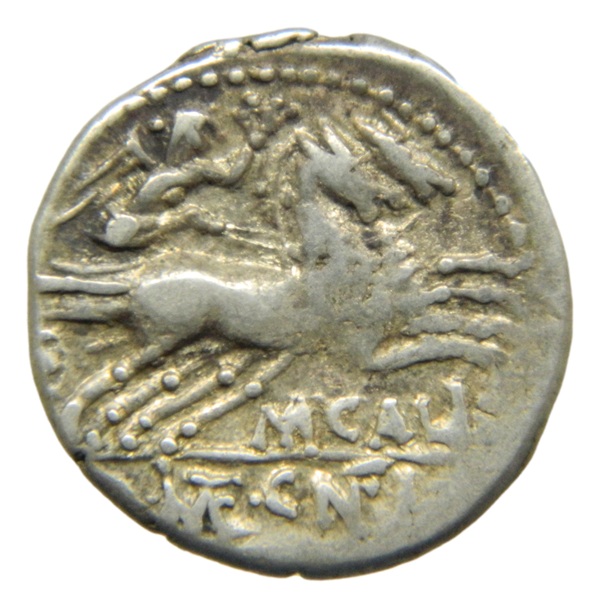 DENARIO REPUBLICANO - CALIDIA - 117-116 aC