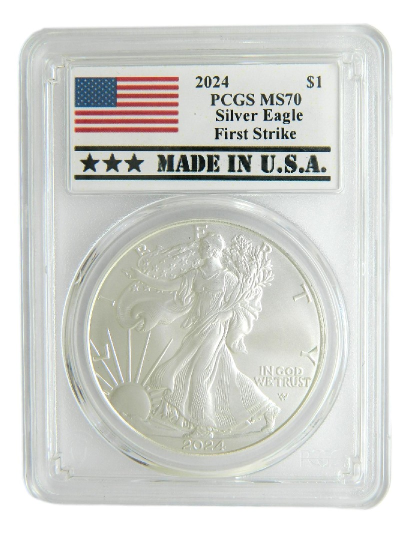 2024 - USA - DOLAR - ONZA PLATA - LIBERTY - PCGS MS70 - FIRST STRIKE