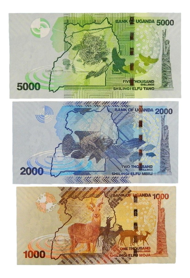 2022 - UGANDA - SERIE 3 BILLETES - SHILLINGS - SC