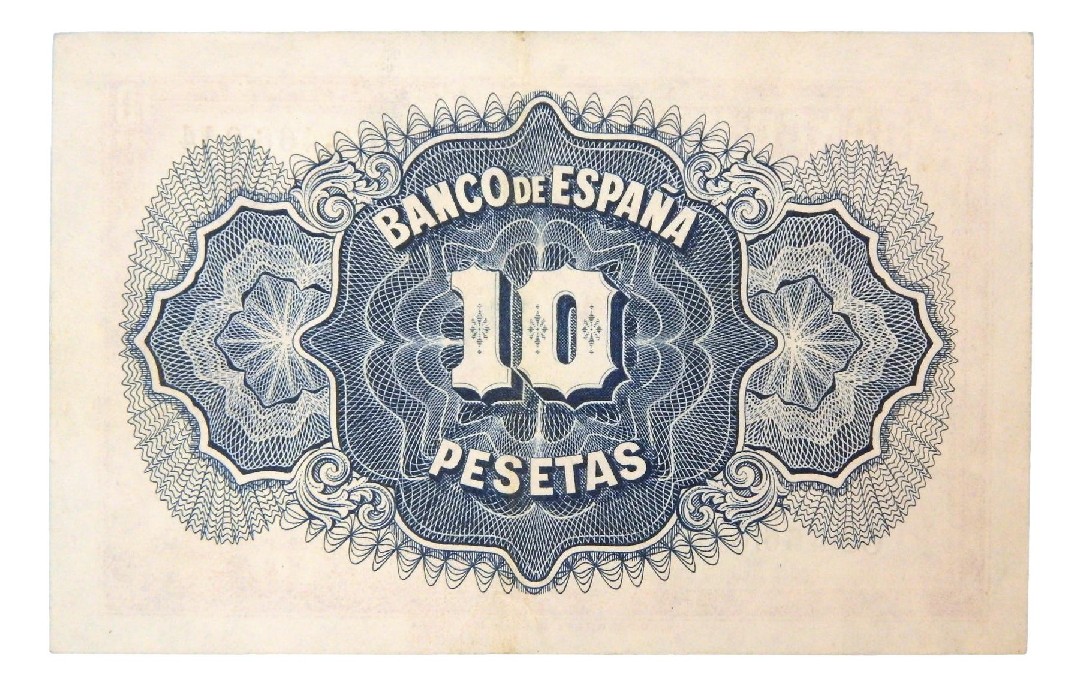 1935 - ESPAÑA - BILLETE - 10 PESETAS - MBC