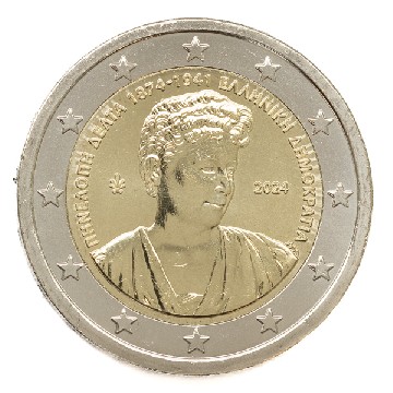 2024 - GRECIA - 2 EURO - PENELOPE DELTA