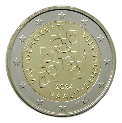 2024 - FINLANDIA - 2 EURO - ELECCIONES Y DEMOCRACIA