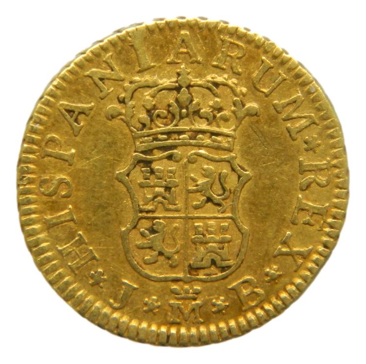 1752 JB - FERNANDO VI - 1/2 ESCUDO - MADRID - MBC