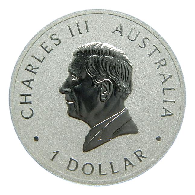 2024 - AUSTRALIA - 1 ONZA PLATA - KOALA - 1 DOLLAR