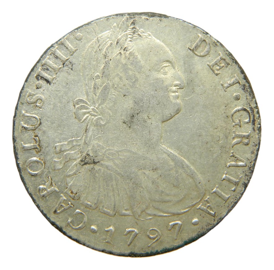 1797 IJ - CARLOS IV - 8 REALES - LIMA - EBC+