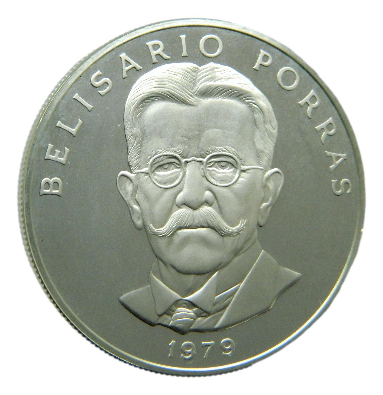 1979 - PANAMA - 5 BALBOAS - BELISARIO PORRAS - PLATA
