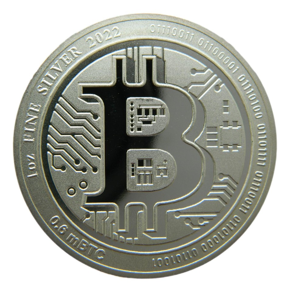 2022 - NIUE - ONZA PLATA - 2 DOLLARS - BITCOIN