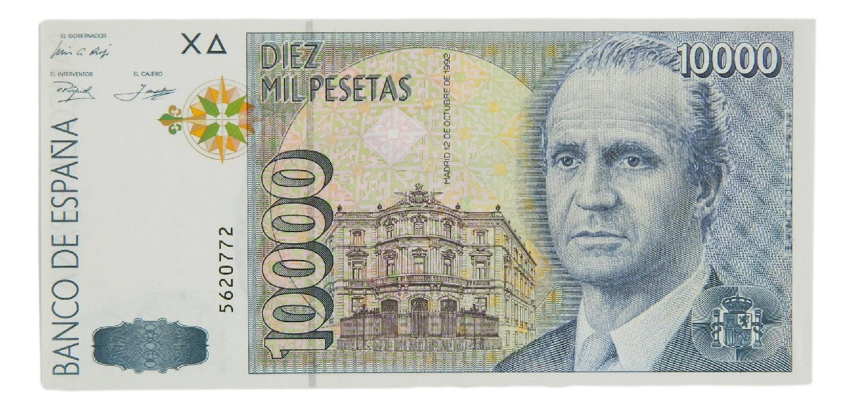 1992 - ESPAÑA - BILLETE - 10000 PESETAS - JUAN CARLOS I - SIN SERIE - SC-
