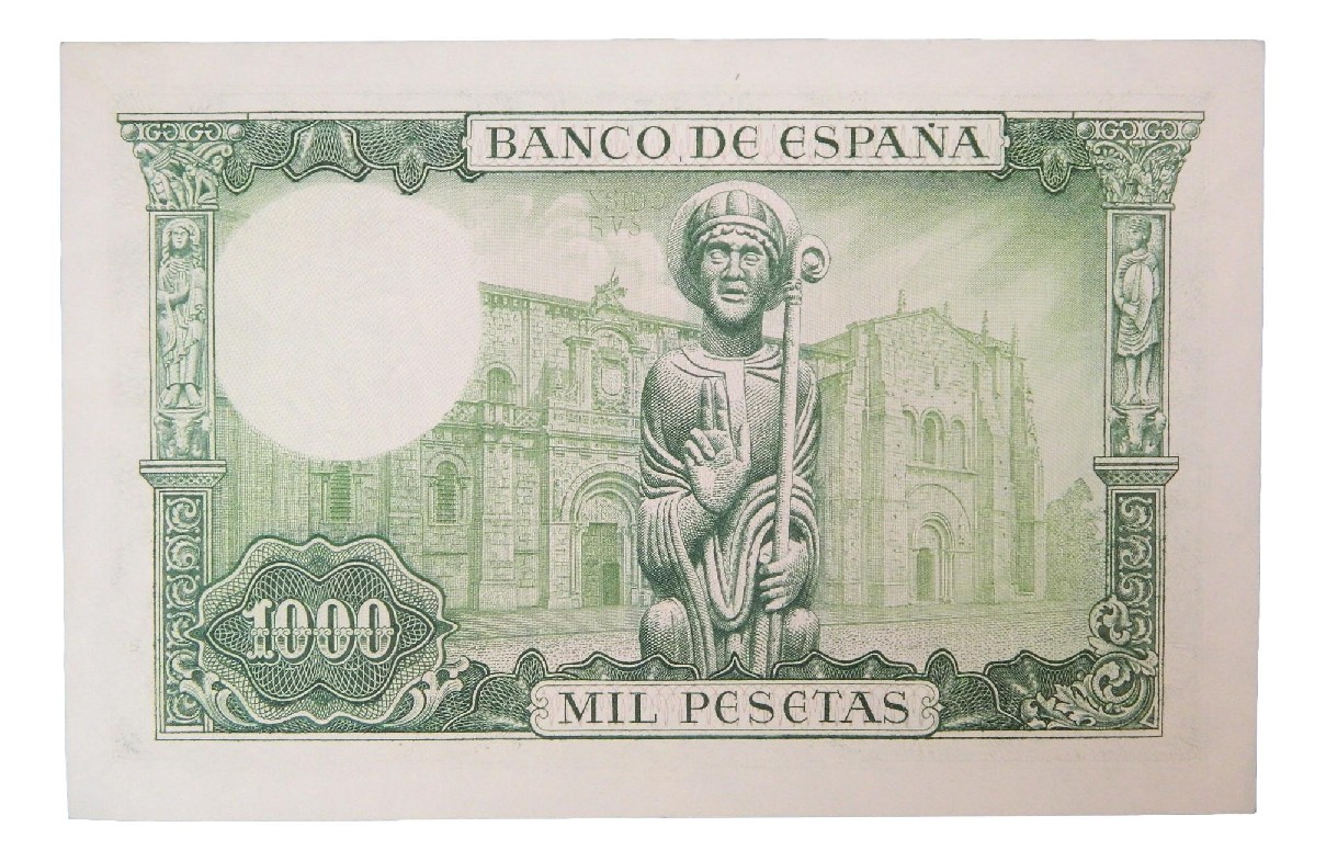 1965 - ESPAÑA - BILLETE - 1000 PESETAS - SAN ISIDORO - MBC