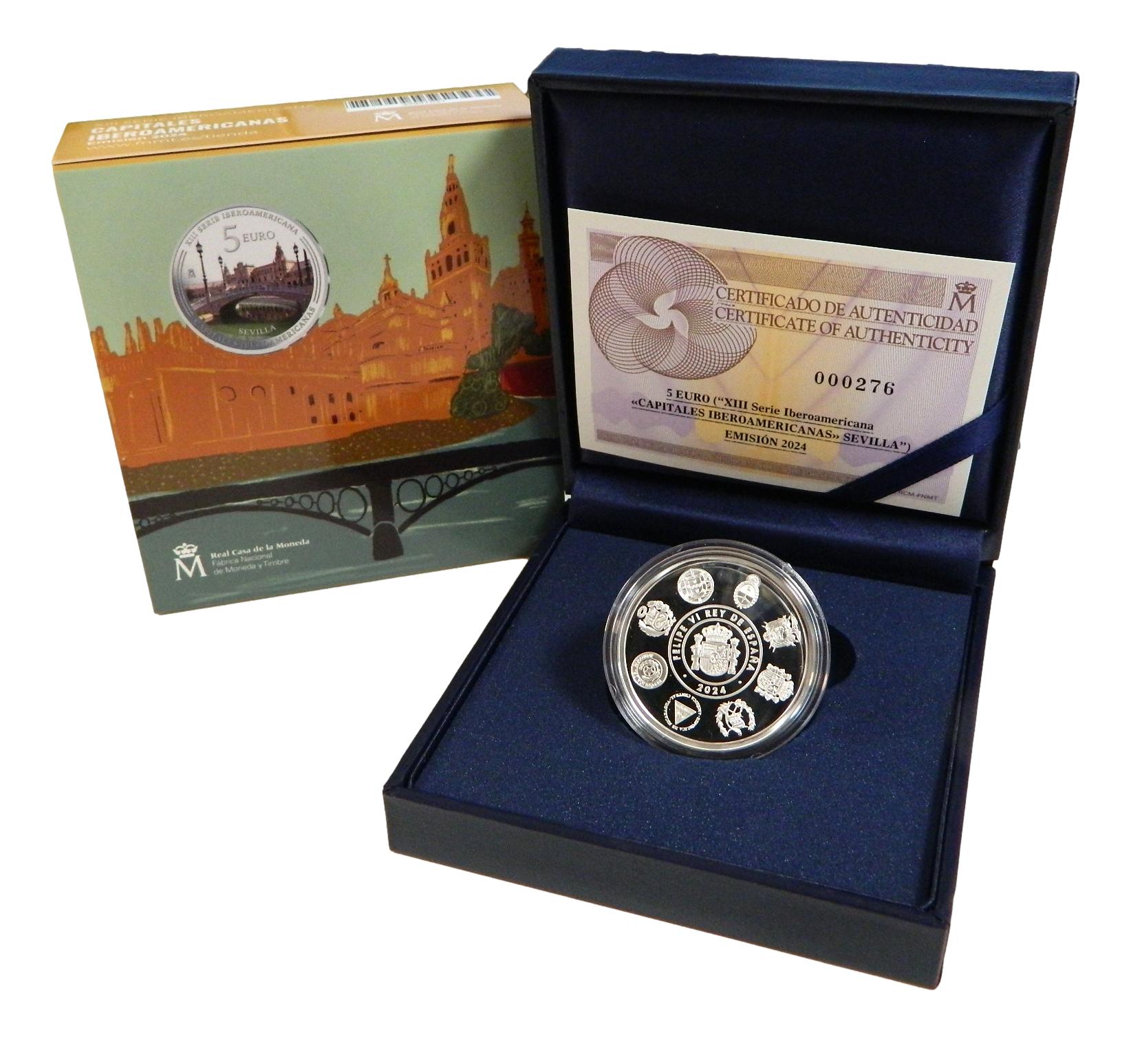 2024 - ESPAÑA - 5 EURO - SEVILLA - XIII SERIE IBEROAMERICANA