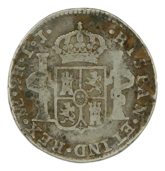 1800 - CARLOS IV - 2 REALES - LIMA - IJ