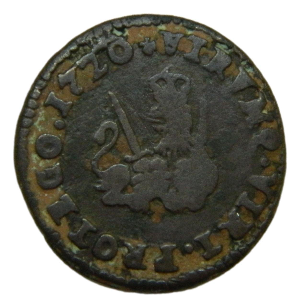 1720 - FELIPE V - 1 MARAVEDI - VALENCIA - BC