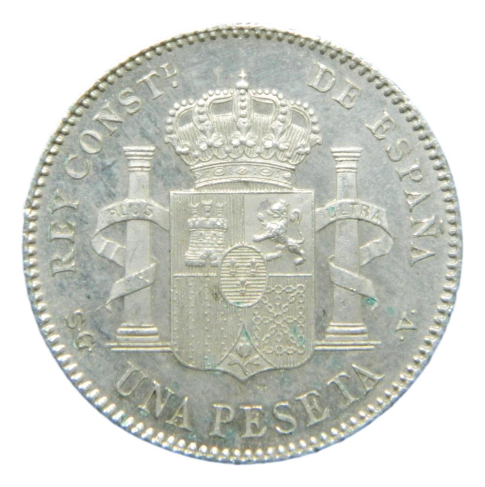 1899 *18-99 - ALFONSO XIII - 1 PESETA - SGV - S9/345