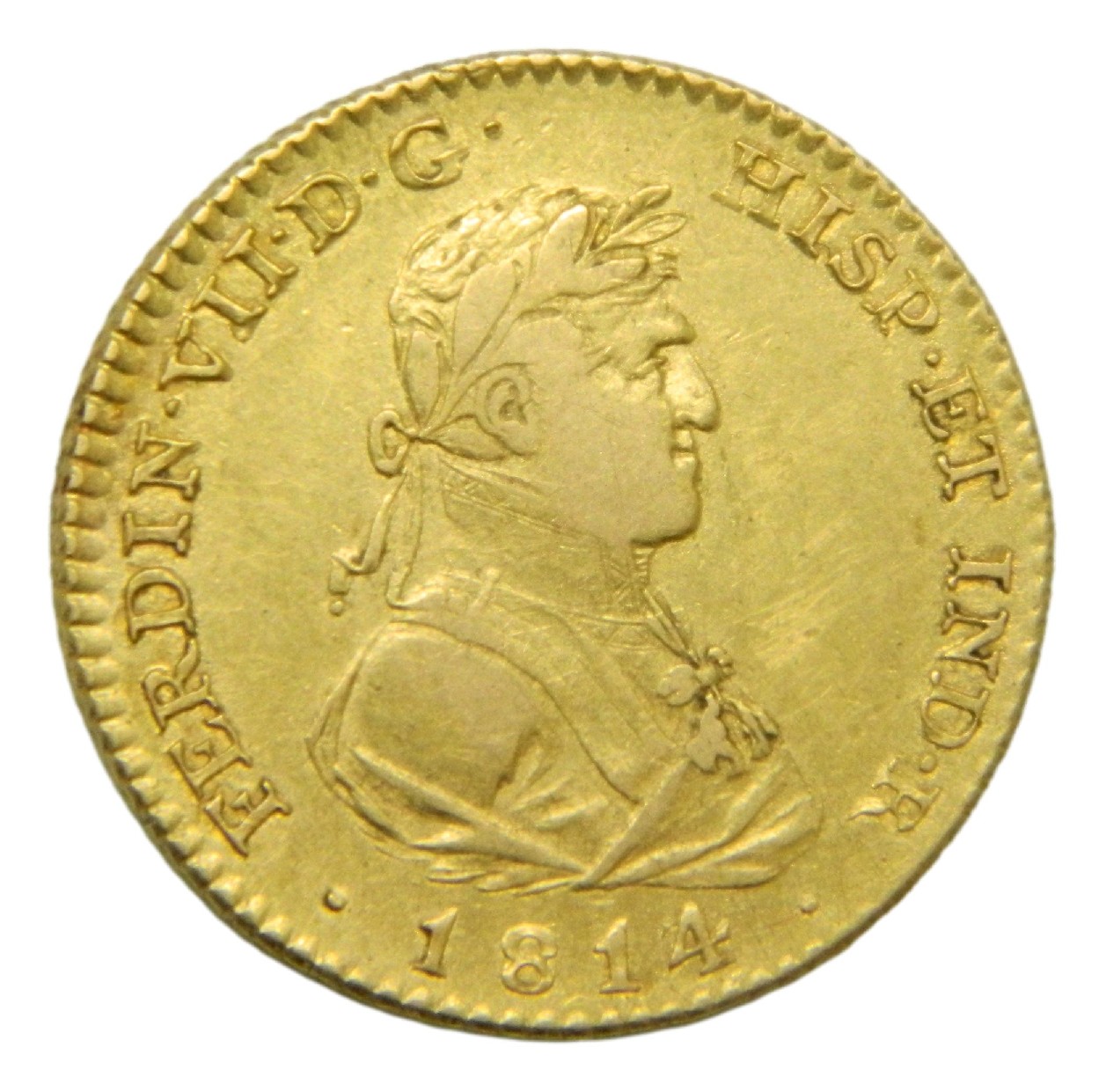 1814/3 GJ - FERNANDO VII - 2 ESCUDOS - MADRID -  MBC
