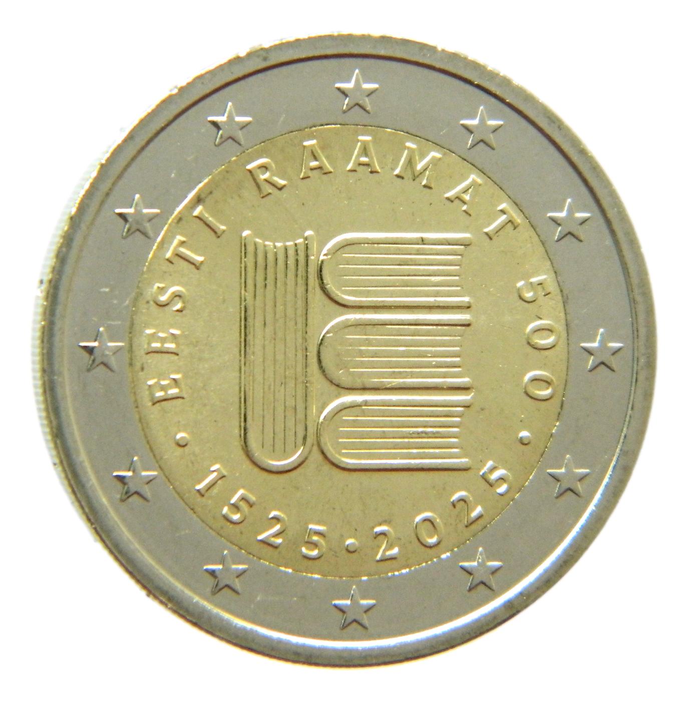 2025 - ESTONIA - 2 EURO - LIBROS