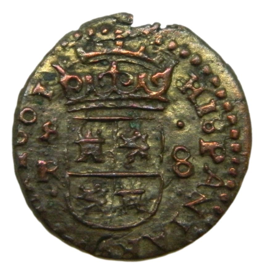 1661 R - FELIPE IV - 8 MARAVEDIS - SEVILLA