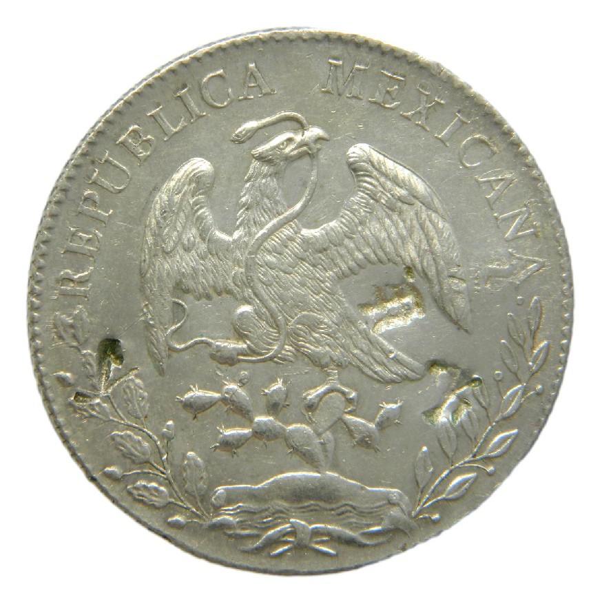 1891 AM - MEXICO - 8 REALES - PLATA - EBC